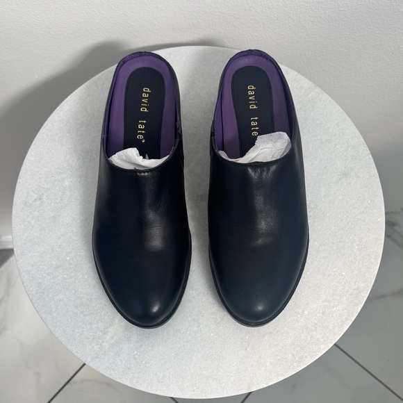 David Tate Shoes - Leather Mules